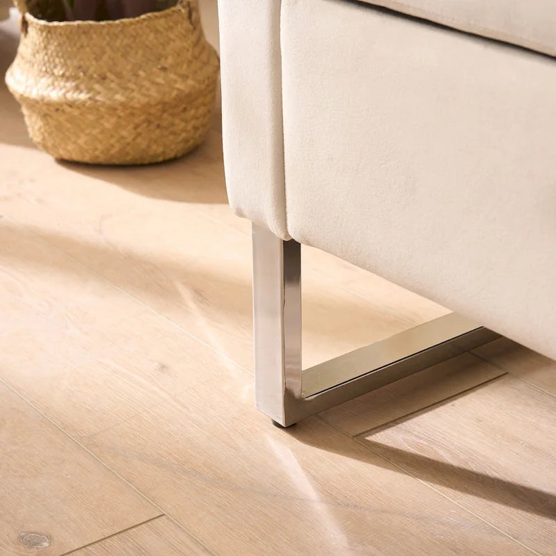 67.91Wide Velvet Storage Soft Bench with Armrests for Living Room, Entryway and Bedroom