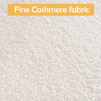 Velvet Swivel Chair with Ottoman