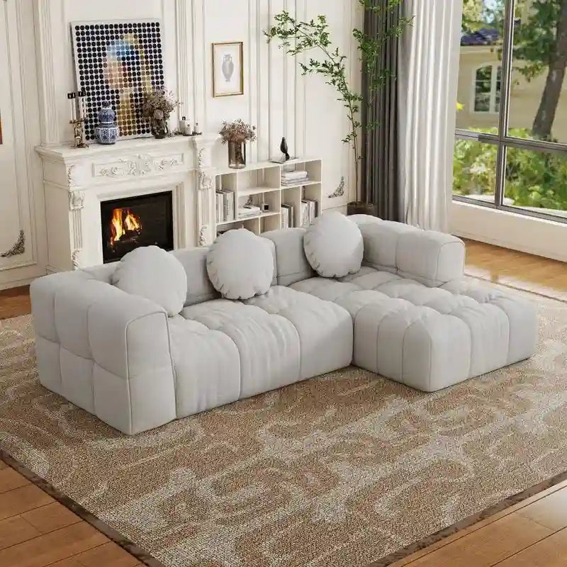103 L-Shaped Modular Sofa, Free Combination (Left and Right Facing)