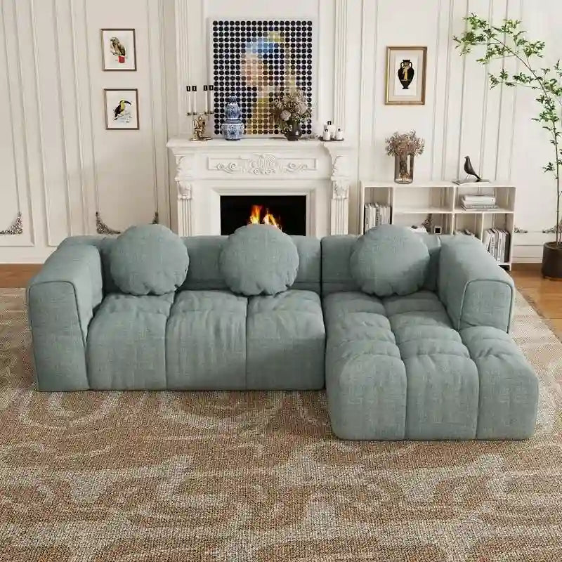103 L-Shaped Modular Sofa, Free Combination (Left and Right Facing)