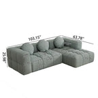 103 L-Shaped Modular Sofa, Free Combination (Left and Right Facing)