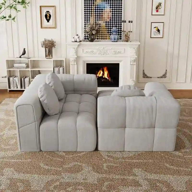 103 L-Shaped Modular Sofa, Free Combination (Left and Right Facing)