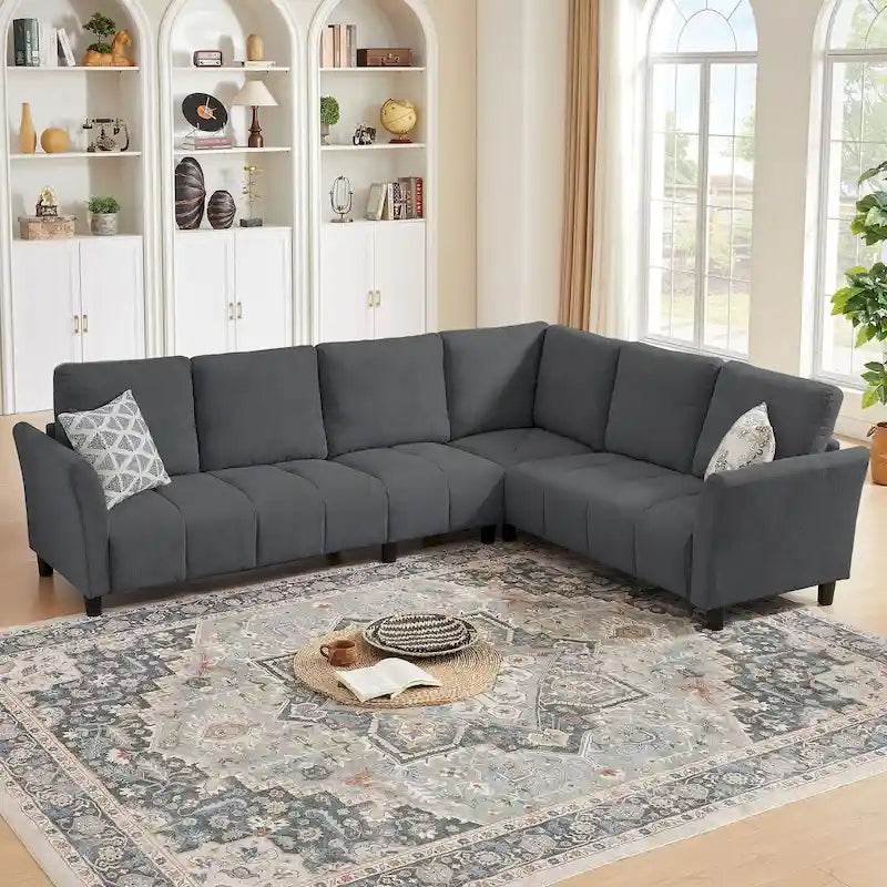 102.56 Wide Reversible Sectional Sofa with Corner Lounge Seat