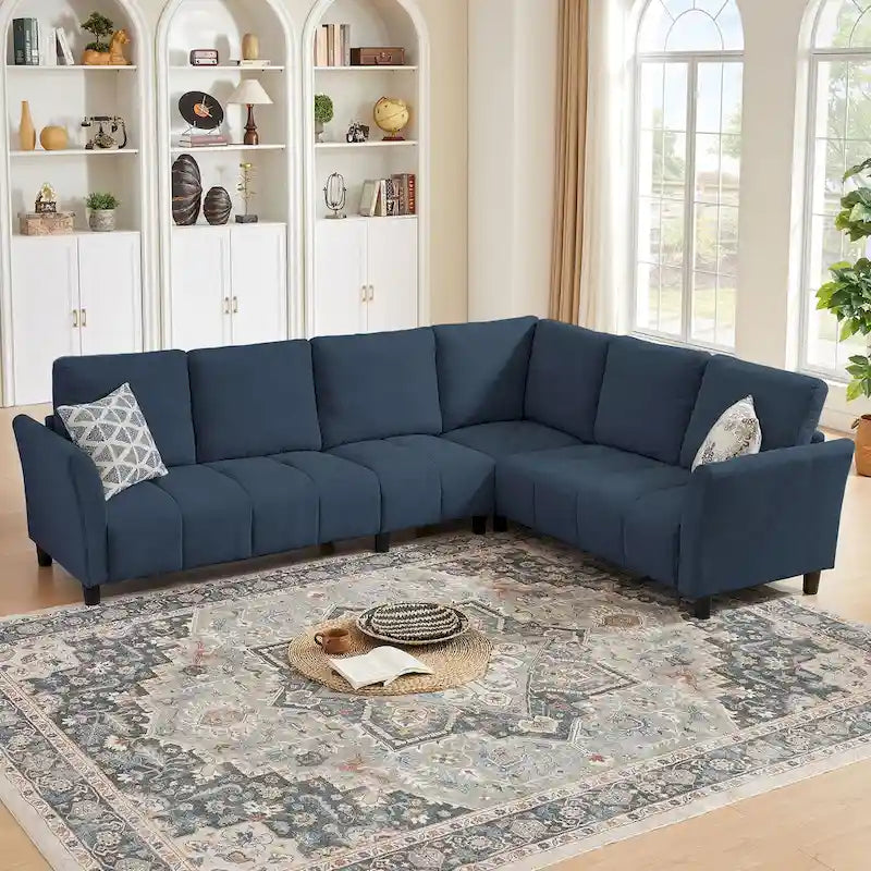 102.56 Wide Reversible Sectional Sofa with Corner Lounge Seat