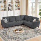 102.56 Wide Reversible Sectional Sofa with Corner Lounge Seat