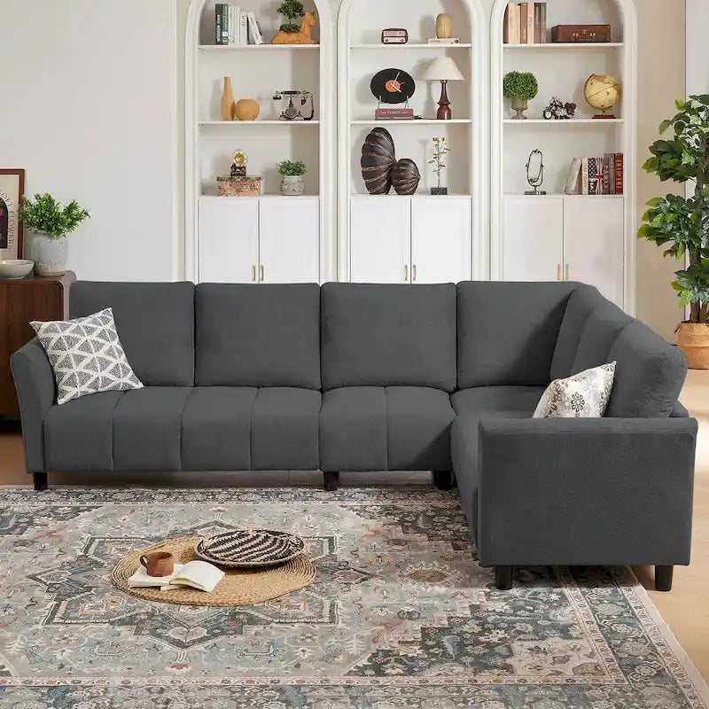 102.56 Wide Reversible Sectional Sofa with Corner Lounge Seat
