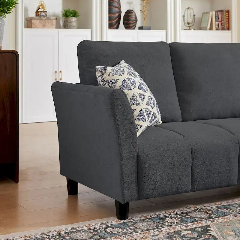 102.56 Wide Reversible Sectional Sofa with Corner Lounge Seat