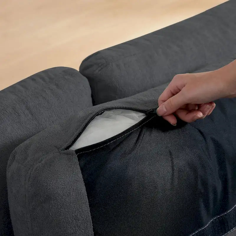 102.56 Wide Reversible Sectional Sofa with Corner Lounge Seat