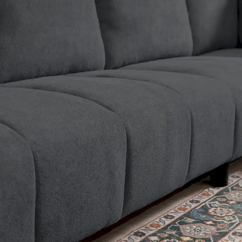 102.56 Wide Reversible Sectional Sofa with Corner Lounge Seat