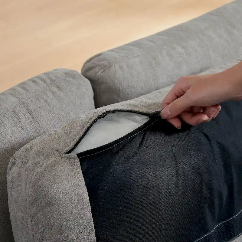 102.56 Wide Reversible Sectional Sofa with Corner Lounge Seat