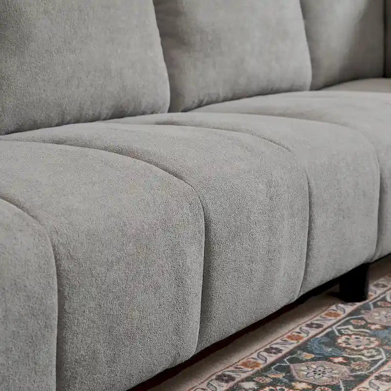 102.56 Wide Reversible Sectional Sofa with Corner Lounge Seat