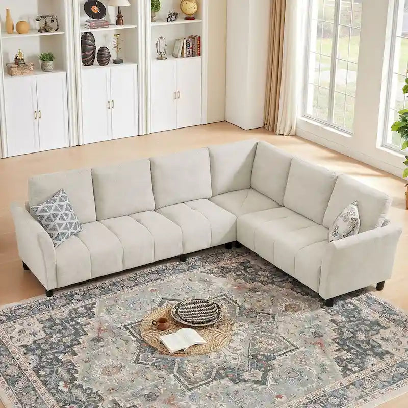 102.56 Wide Reversible Sectional Sofa with Corner Lounge Seat