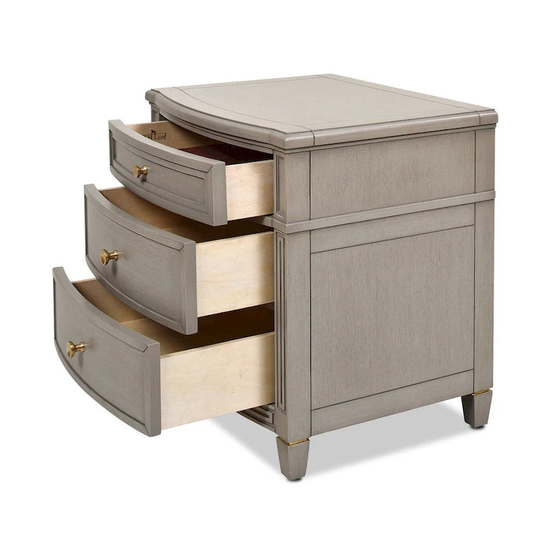 Dauphin 23.5 3-Drawer Storage End Table