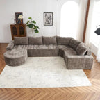 Modular Sectional Sofa Living Room Floor Couch Chaise Lounge