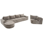 Modular Sectional Sofa Living Room Floor Couch Chaise Lounge