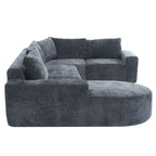 Modular Sectional Sofa Living Room Floor Couch Chaise Lounge
