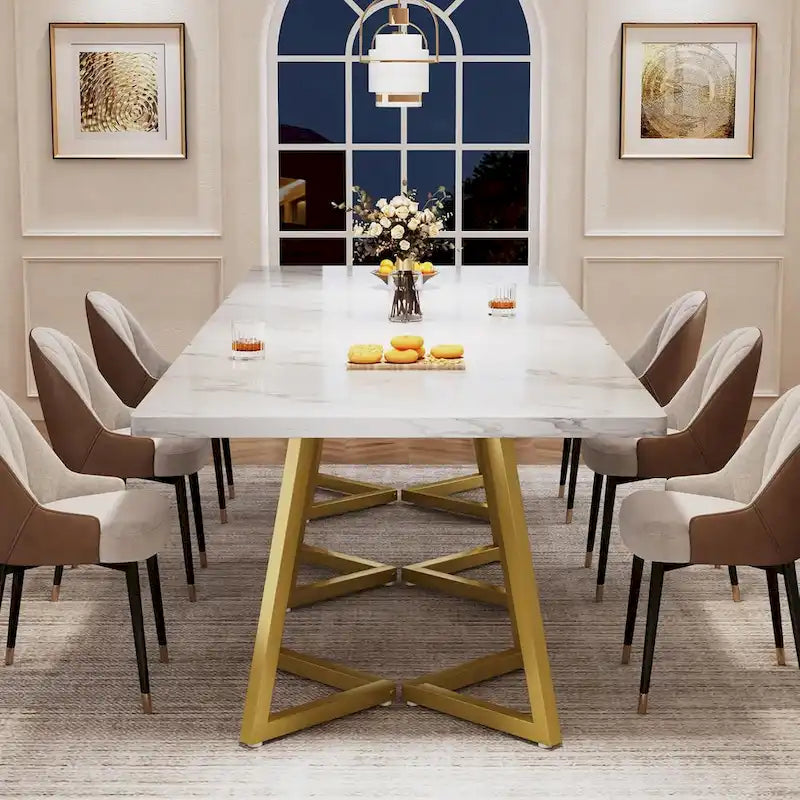 31.5 Inches Wood Square Dinner Table with Metal Base