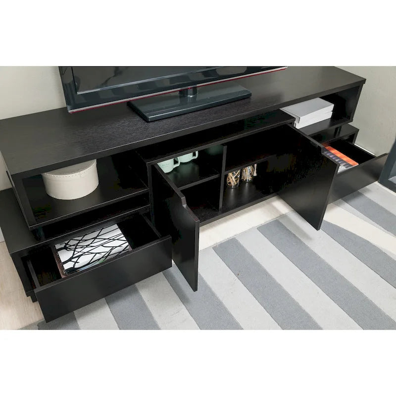 Alise Modern Cappuccino 70-inch Multi-functional Storage TV Console by Furniture of America