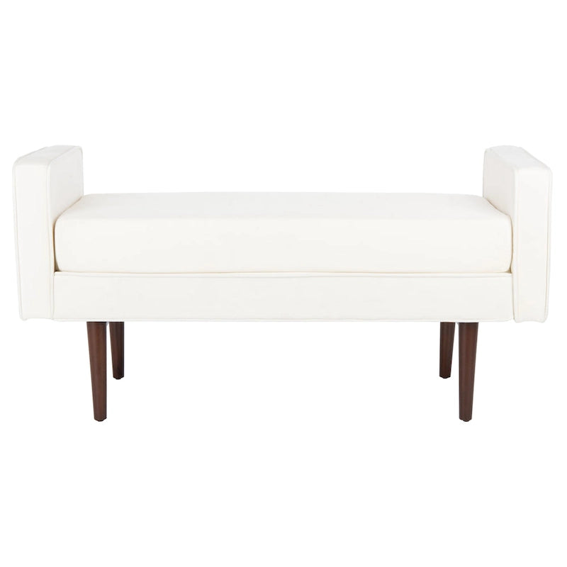 SAFAVIEH Rosalee Mid-Century Modern 25-inch Bench - 49 W x 18 L x 25 H - 49Wx18Dx25H