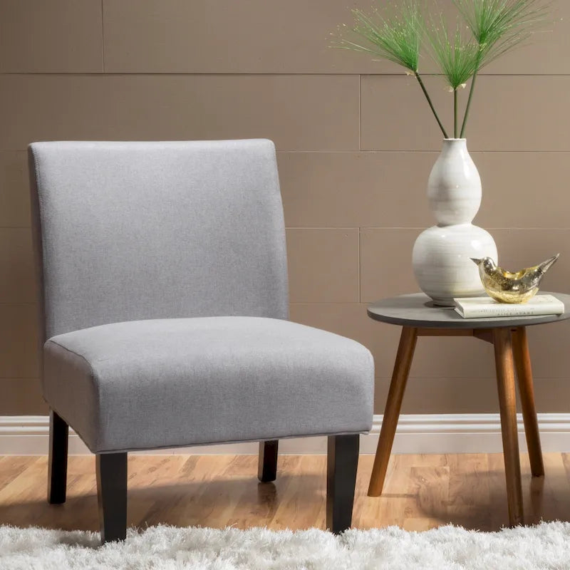 Christopher Knight Home Kassi Modern Fabric Slipper Chair - 22.50 L x 29.50 W x 32.00 H