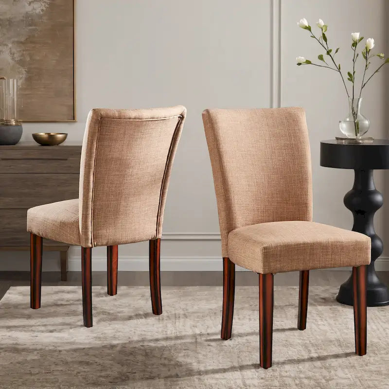 Dinant Upholstered Parsons Dining Chairs (Set of 2)