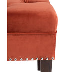 Mid Century Modern Tufted Upholstered Living Room Bench