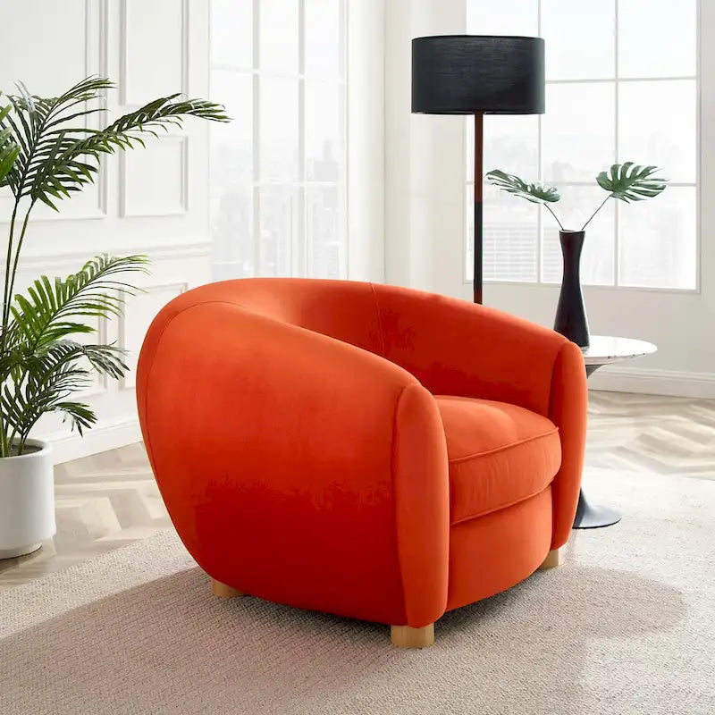 Abundant Performance Velvet Armchair
