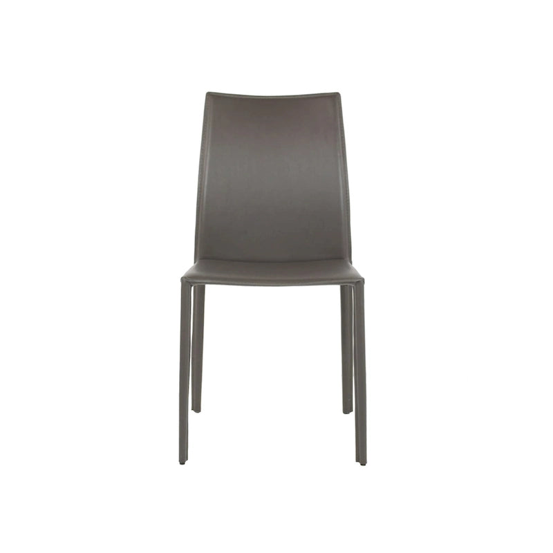 Lynda Mid-Century Modern Bonded Leather Dining Chair