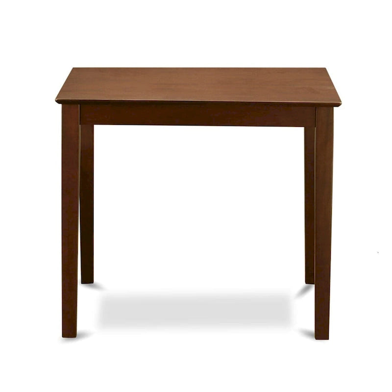 East West Furniture Vernon Square Bar Height Counter Table for Small Spaces(Finish Options)