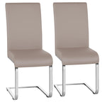 Yaheetech 2pcs Dining Chairs High Back Padded Chairs for Home