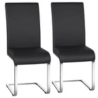 Yaheetech 2pcs Dining Chairs High Back Padded Chairs for Home