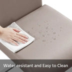 Yaheetech 2pcs Dining Chairs High Back Padded Chairs for Home