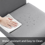 Yaheetech 2pcs Dining Chairs High Back Padded Chairs for Home