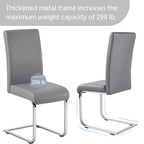 Yaheetech 2pcs Dining Chairs High Back Padded Chairs for Home