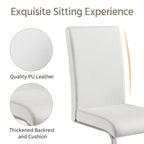 Yaheetech 2pcs Dining Chairs High Back Padded Chairs for Home