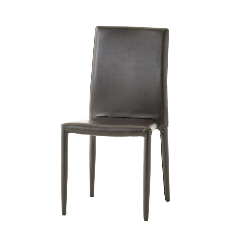 Comstock Bonded Leather Stackable Dining Chairs (Set of 4) by Christopher Knight Home