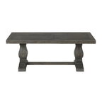Napa 50 Solid Wood Pedestal Coffee Table