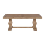 Napa 50 Solid Wood Pedestal Coffee Table