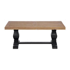 Napa 50 Solid Wood Pedestal Coffee Table