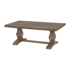 Napa 50 Solid Wood Pedestal Coffee Table