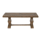 Napa 50 Solid Wood Pedestal Coffee Table