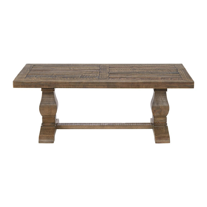 Napa 50 Solid Wood Pedestal Coffee Table