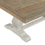 Napa 50 Solid Wood Pedestal Coffee Table