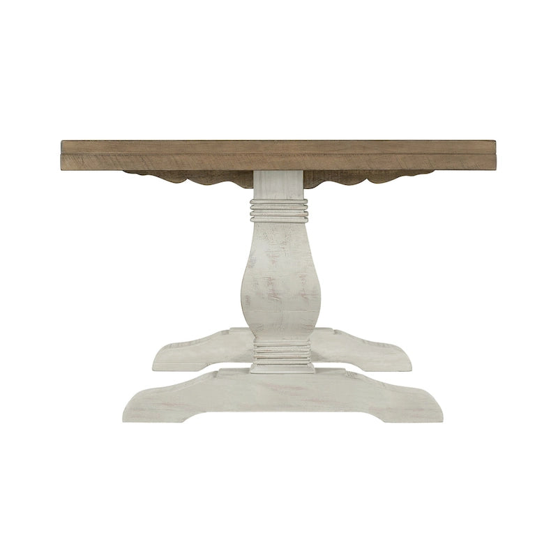 Napa 50 Solid Wood Pedestal Coffee Table