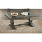Napa 50 Solid Wood Pedestal Coffee Table