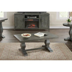 Napa 50 Solid Wood Pedestal Coffee Table