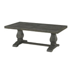 Napa 50 Solid Wood Pedestal Coffee Table