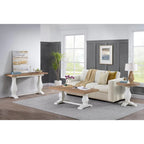 Napa 50 Solid Wood Pedestal Coffee Table