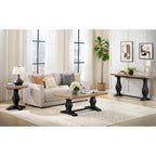 Napa 50 Solid Wood Pedestal Coffee Table