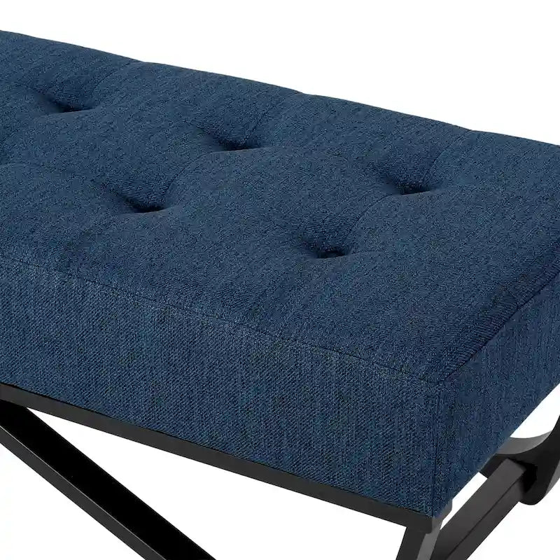 Ursa Contemporary Fabric Ottoman Bench by Christopher Knight Home